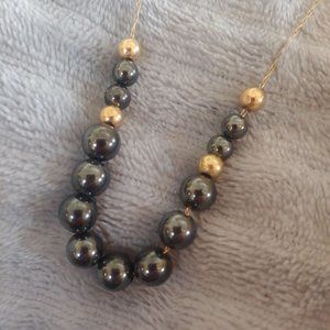 Vintage Add A Bead Necklace 14K Gold